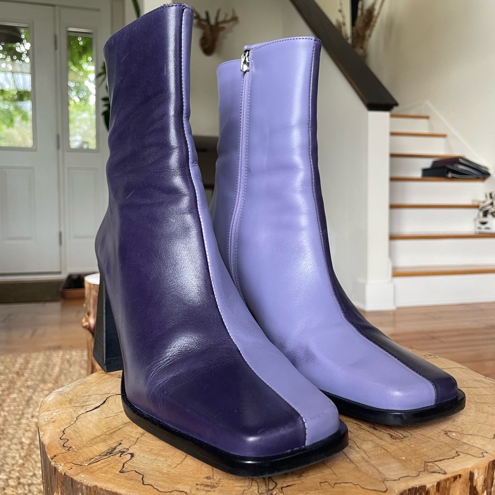 Alohas Boots South Bicolor purple and lavender, only worn a few times